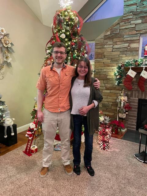 Bryce at home for the holidays